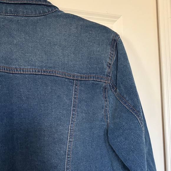 Baccini Dark Blue Jean Jacket - Picture 11 of 13